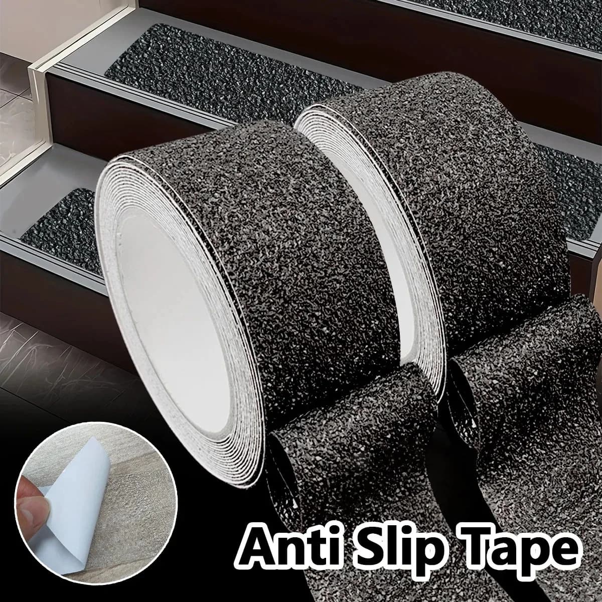 1pc Nastro antiscivolo a terra Adesivo antiscivolo impermeabile Bagno Nano Adesivo antiscivolo non traccia Adesivo antiscivolo resistente all'usura