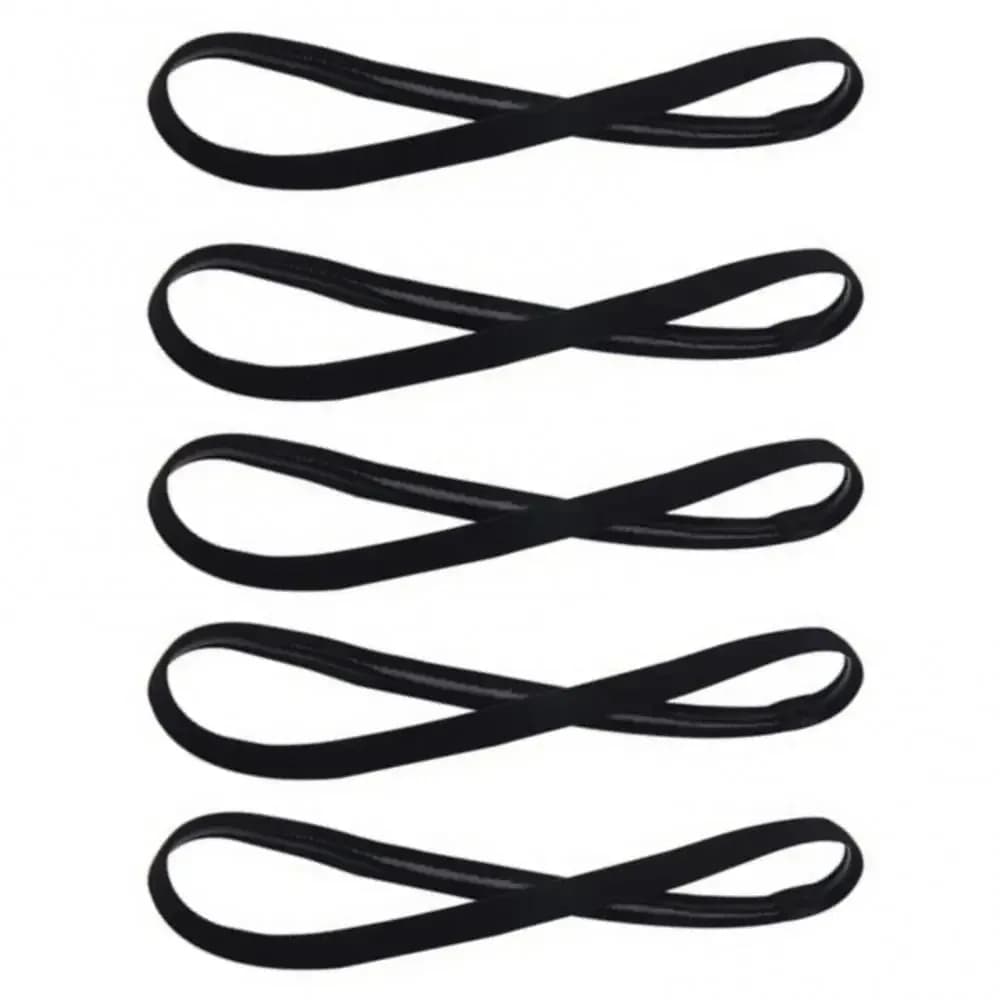 5 pezzi di colore della caramella donna uomo fasce per capelli yoga fascia sportiva antiscivolo corsa fascia elastica in gomma calcio accessori per capelli
