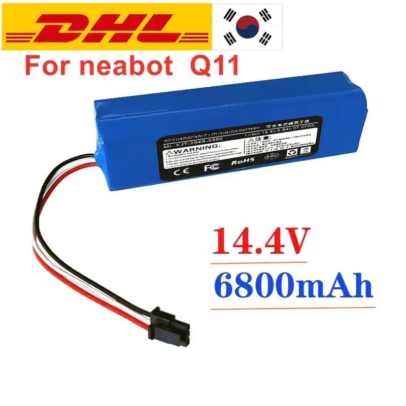 14.4V 6800mAh Rechargeable Lithium Ion Battery For Robotic Vacuum Cleaner Neabot Q11