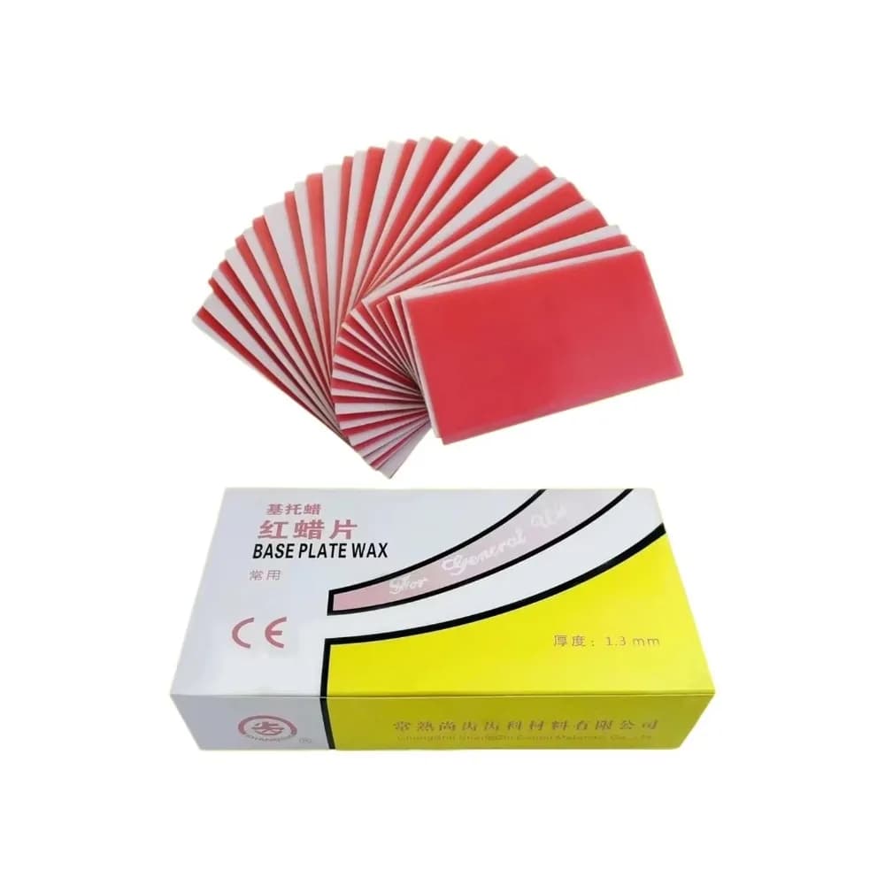 1.3/1.5/2.0mm Red Wax Sheets for Jewelry Casting & Dental Modeling Technician Base Plate Wax for Denture Making Supplies