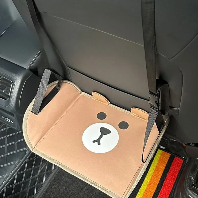 Portable back seat footrest car – Adjustable footrest for travel, office and comfort in the car cabin