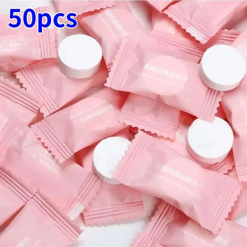 Outdoors Moistened Water Wet Wipe Compressed Towel 50/100pcs Disposable Portable Travel Non-woven Cleansing Face Tissue