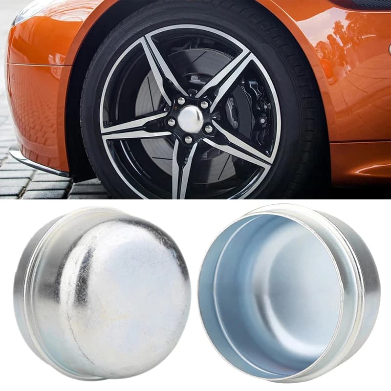 2 Pezzi Tappo Antipolvere in Metallo 50mm per Mozzo Ruota, Copertura Cuscinetto Rimorchio, Ricambio Antipolvere per Auto, Caravan, Barca, Camper, Accessori 2025