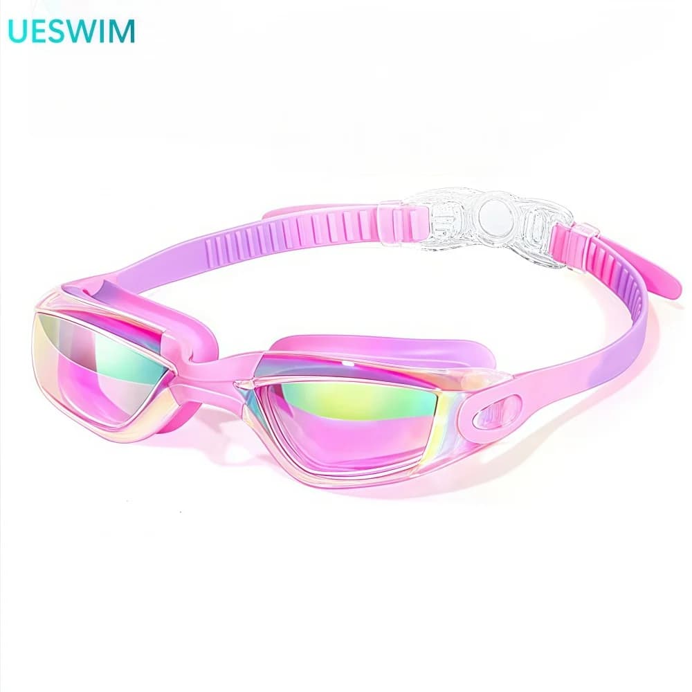 Kids Pink Swimwear Anti-fog UV Protection Waterproof 3 to 15 years Children's Swimwear