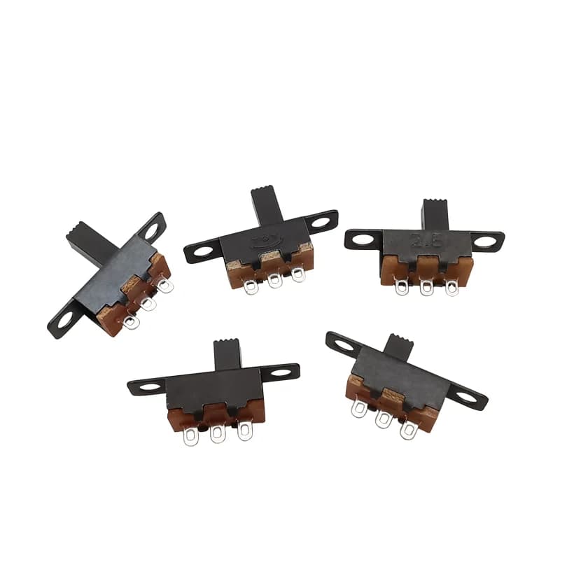 10/20 Pz SS12F15 50 V 0.5 A Interruttore A Levetta 3 Pin 1P2T SPDT Interruttore A Scorrimento Per Progetti di Giocattoli Elettronici FAI DA TE Maniglia di Alta 3-6mm