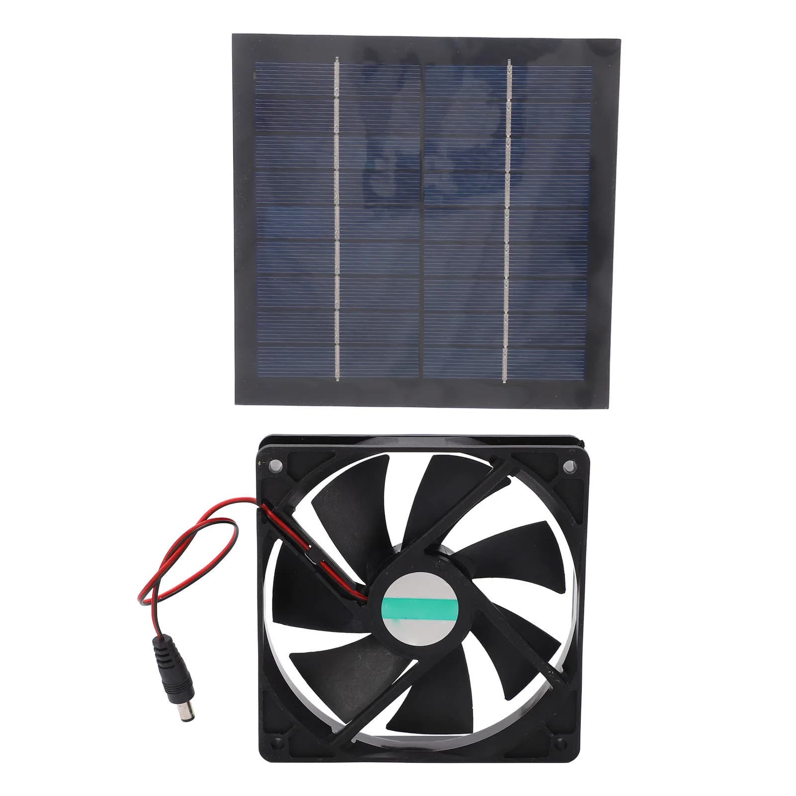 Ventilatore ad energia solare Impermeabile IP65 Velocità di conversione del 20% Ventilatore di scarico da 20 W per cucine Serra Case per animali Kit ventola pannello solare