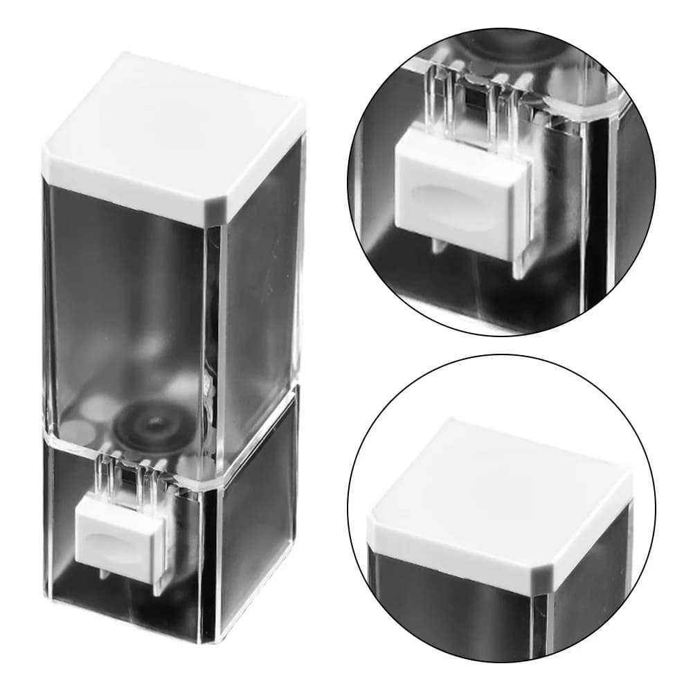 Dispenser di Sapone a Pressione Manuale Senza Foratura, da Parete, Adesivo Trasparente, per Disinfettante, per Bagno