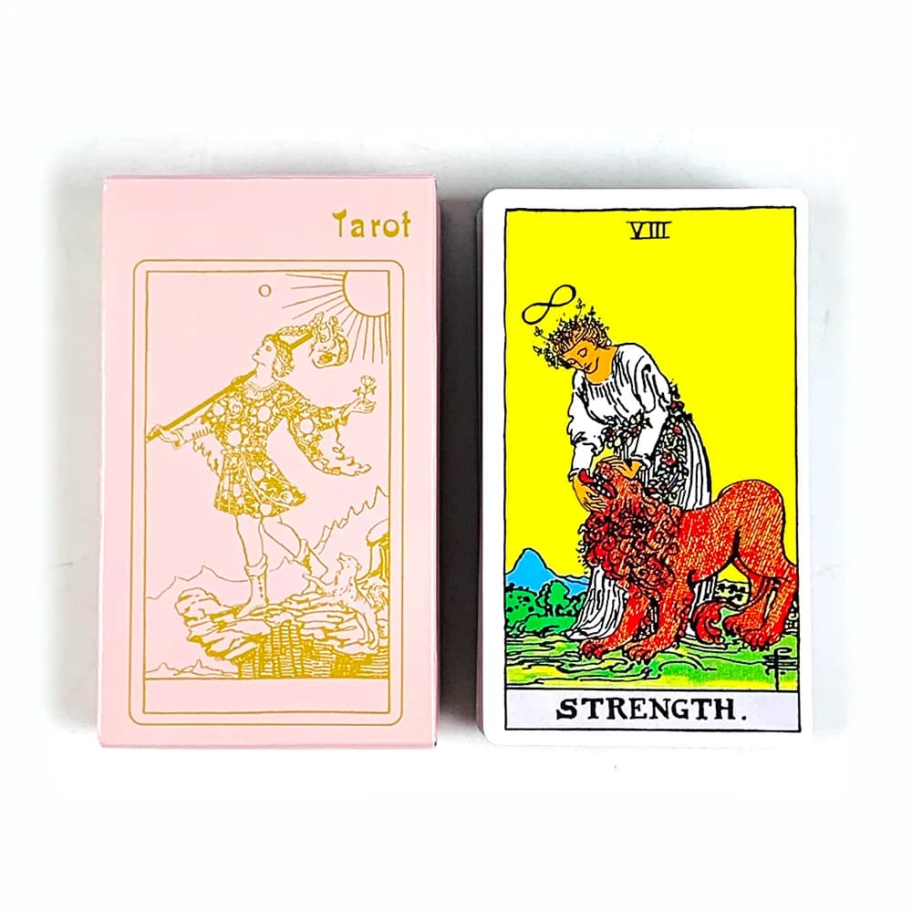 Mazzo di carte dei tarocchi 78 pezzi per principianti facili Gioco da tavolo per feste di divinazione futura, gioco da campeggio, gioco di Natale e Capodanno