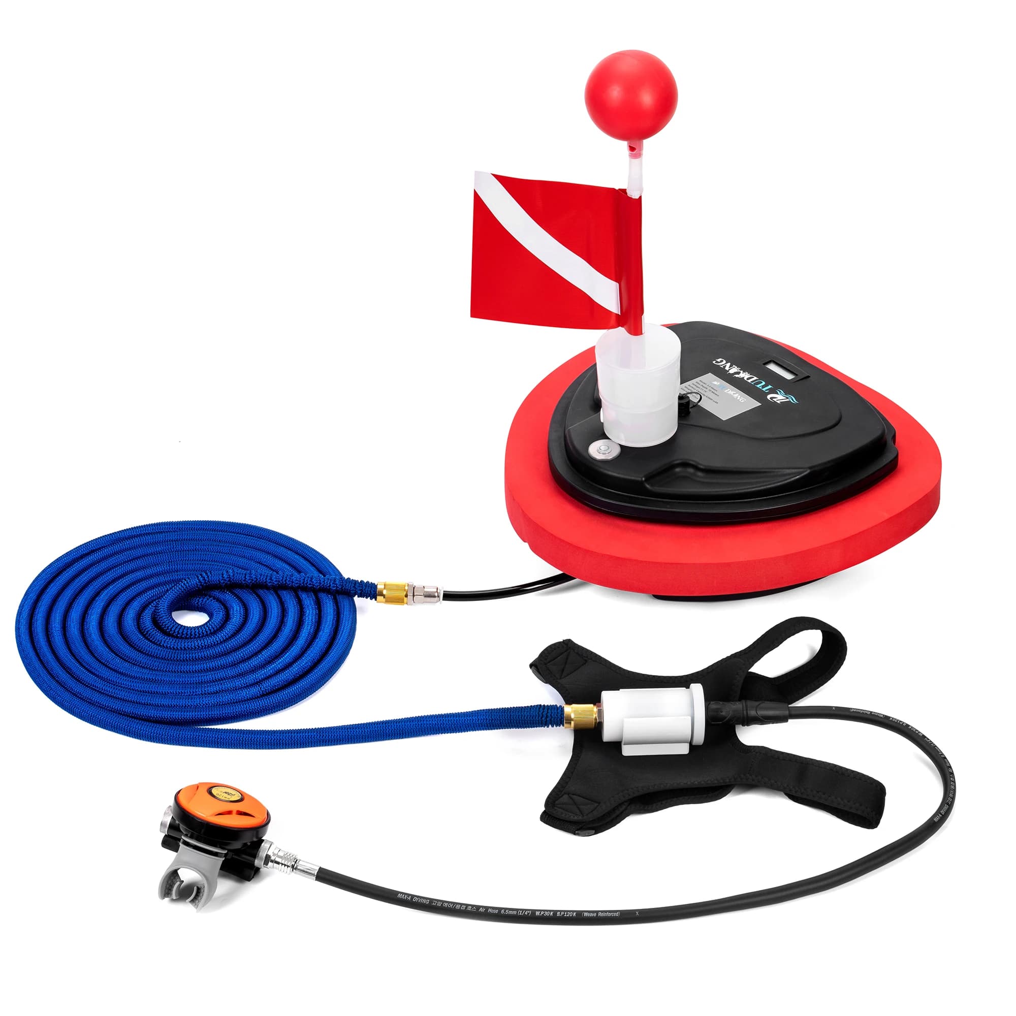 TUXING Scuba Diving Snorkeling Diving Equipment Mobile Fan Tankless Waterproof Portable Charger 10M Diving Depth