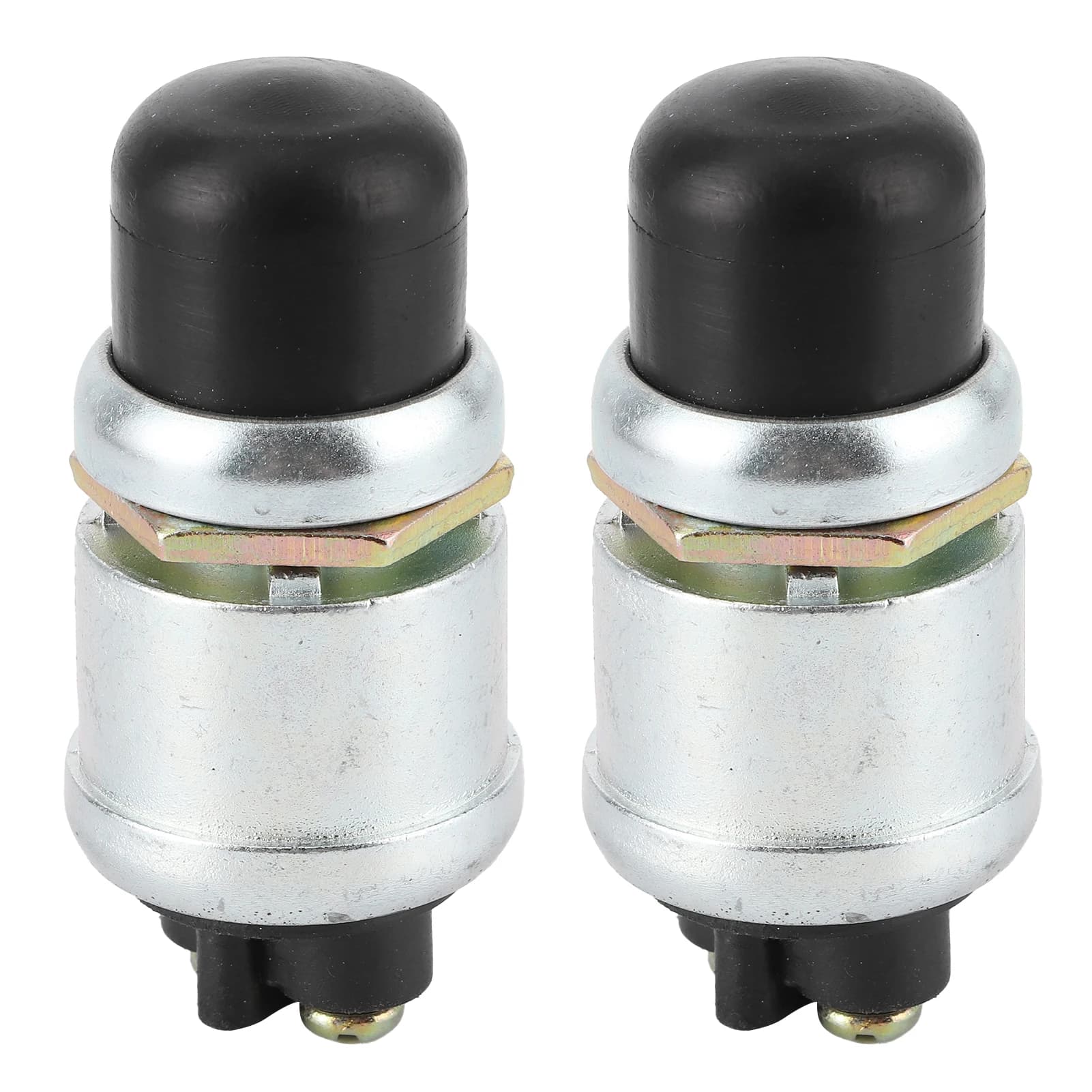 2 pezzi interruttore di avviamento motore clacson SPST pulsante di avviamento impermeabile 50A 12V per auto barca