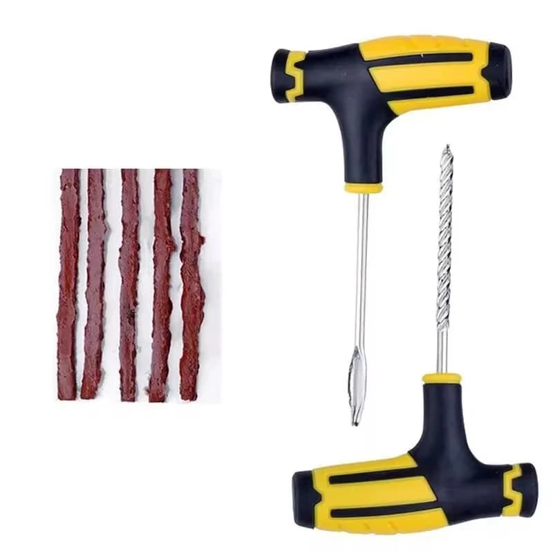 Car tyre repair tool set Vacuum tyres Special emergency for motorcycles Electric vehicle Universal rubber strip Fast tyre repair