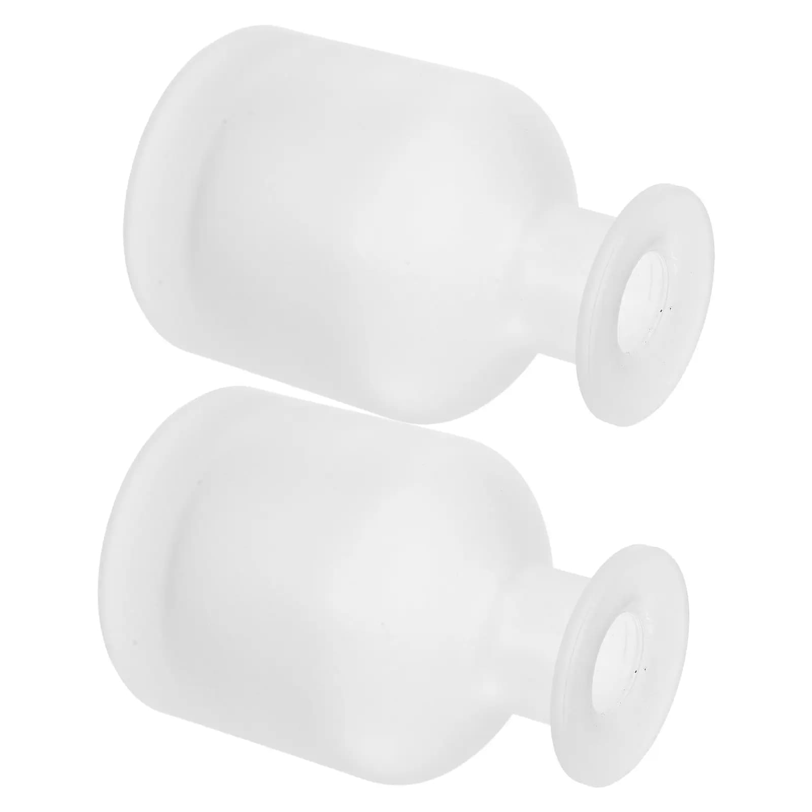 2 Bottles 150ml Glass Foam Diffuser, Vacuum Container Rechargeable to Bocca Stretta, Ideal for Home
