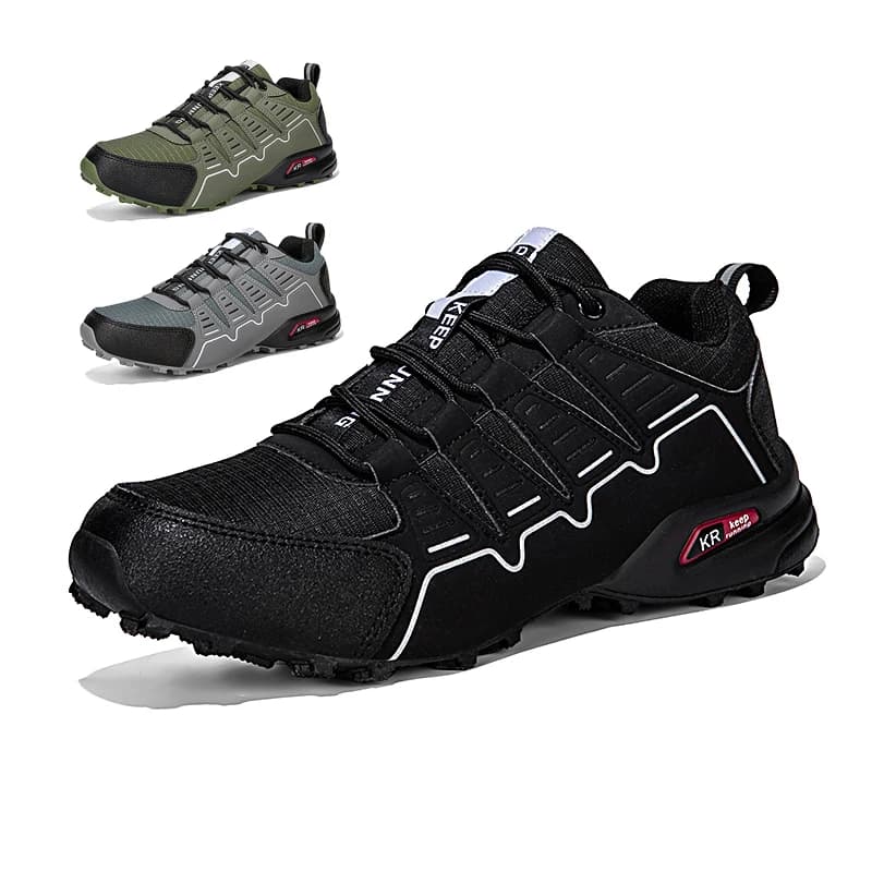 Men's Trekking Shoes Waterproof Outdoor Gymnastics Shoes Climbing with Laces Tactical Hunting Boots in the Mountain Cycling Shoes