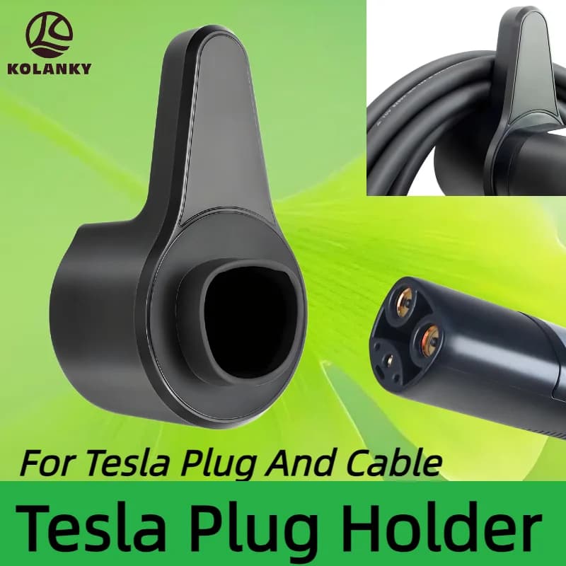 tesla EV Rechargeable Plug Support for Car Cable Organizer Charger Cable Holder Wall Mount Connector Tesla Model 3 Model Y