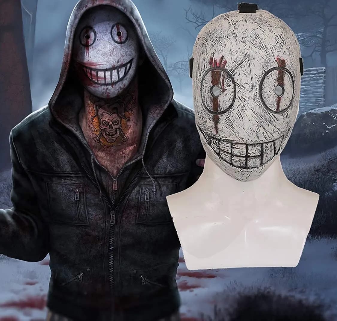 Maschera in lattice Legion Frank regolabile per morto dalla luce diurna Accessorio per costume cosplay di Halloween Maschera per feste