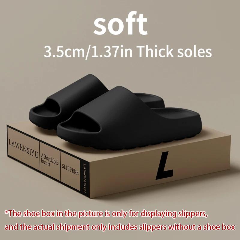 Coconut slippers feel to pee on the shit Sandals with thick sole New summer non-slip sandals