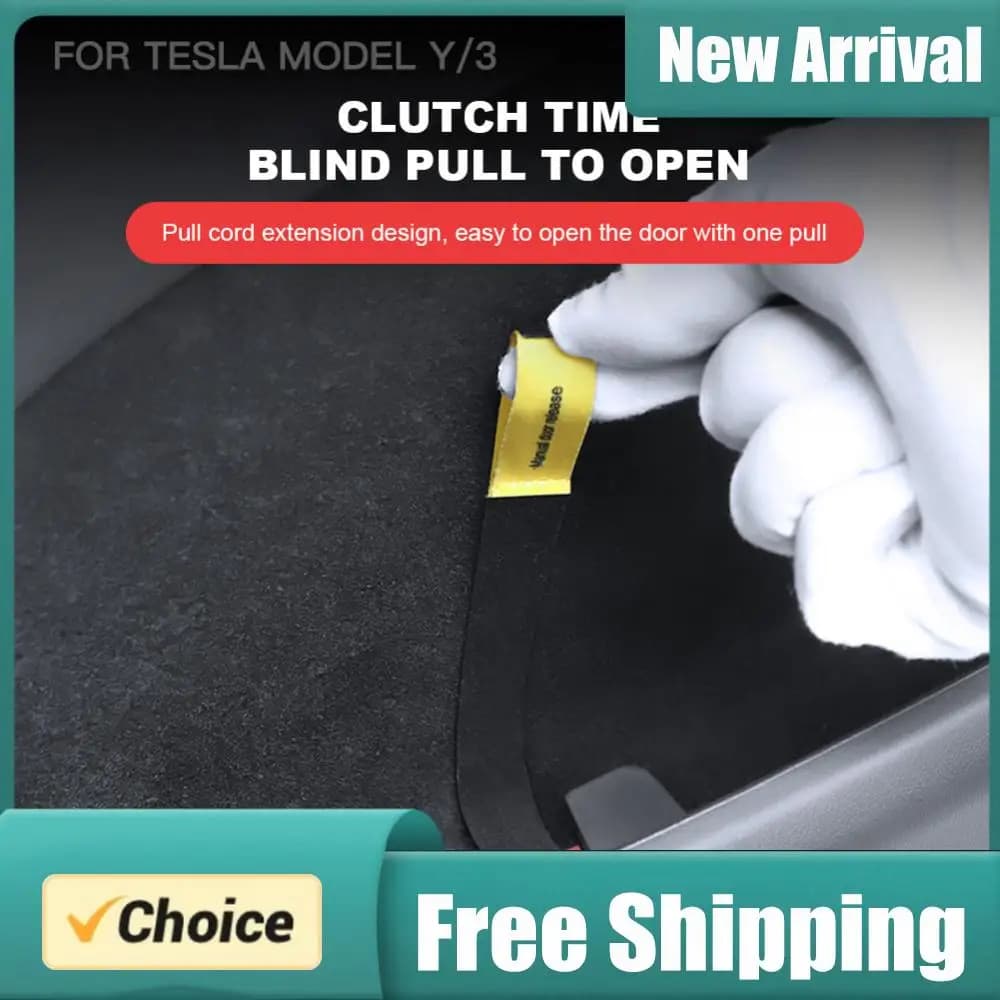 Emergency Handle for Rear Door Opening, External Security Cord for TESLA Model Y