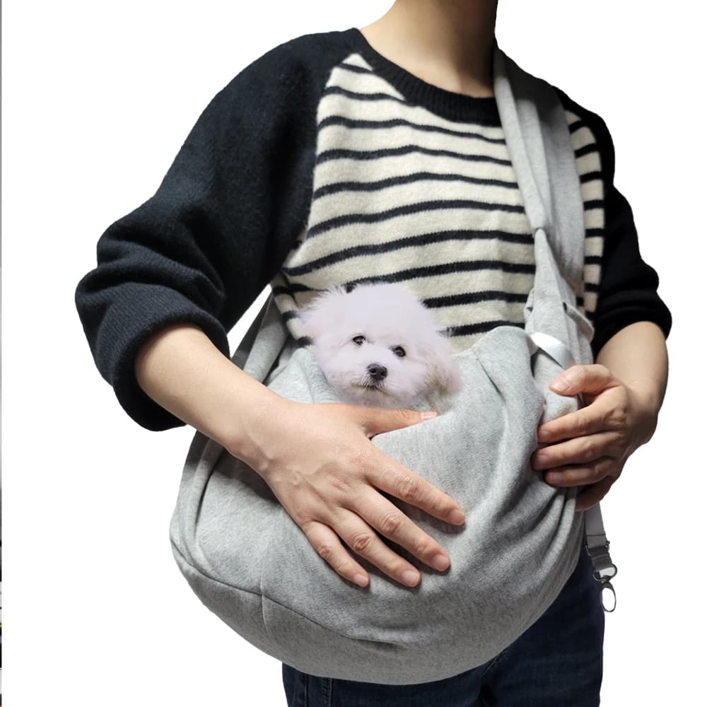 Borsa da trasporto per cani da compagnia Borse a tracolla per cuccioli da viaggio all'aperto Borsa a tracolla portatile a mano libera per cani di piccola taglia Gatti