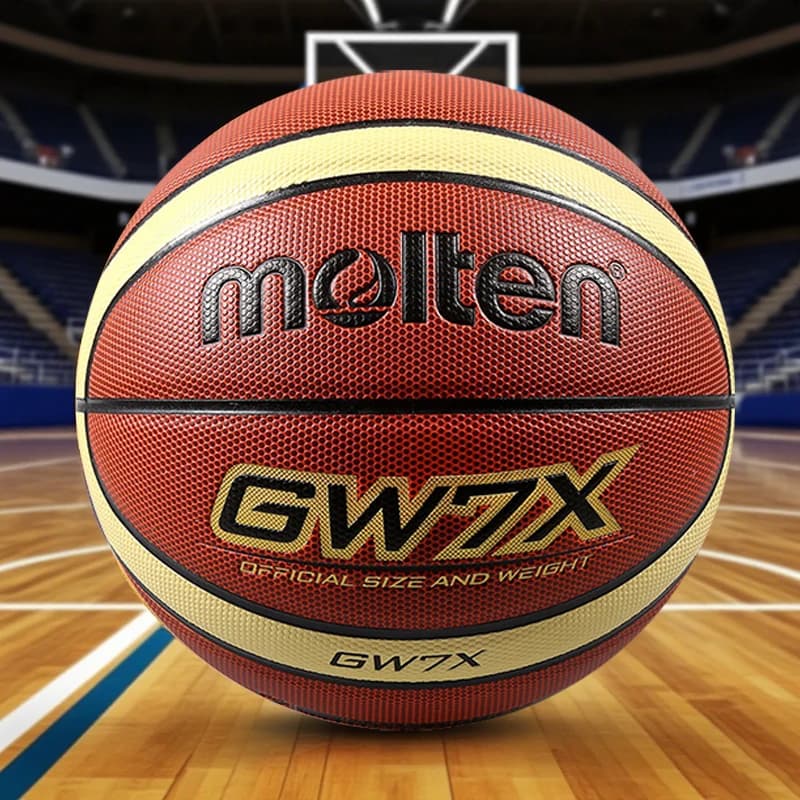 Original Basketballs Molten Material PU Size 7/6/5 Workout Match for Indoor and Outdoor High Quality Woman Men