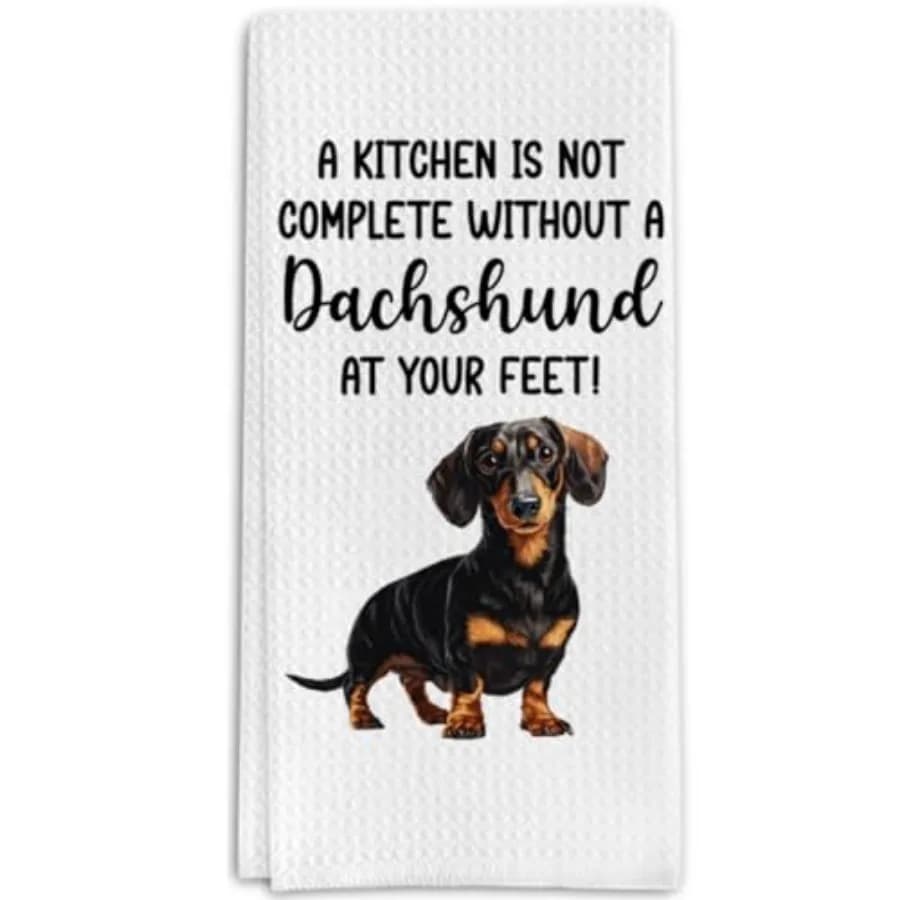 Gifts Kitchen Towels for Wiener Dog Lover, Dog Gifts Decorative Towels for Bar Kitchen Bathroom