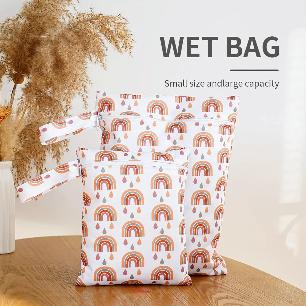 Kangobaby # La mia vita morbida # Set da 2 pezzi Borsa portaoggetti lavabile riutilizzabile per coperta per bambini Borsa da viaggio multifunzionale facile da trasportare