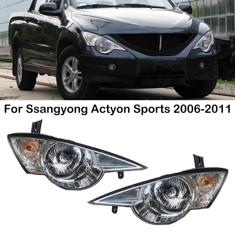 For Ssangyong Actyon Sports 2006 2007-2011 Car Bumpers Front Light Head Light Head Light Head Light Head Fog Lamp Front 8310131103 8310231103