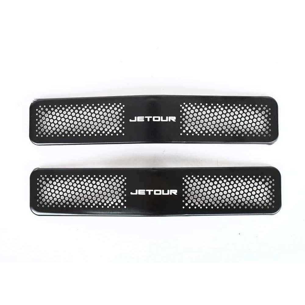 Abaiwai Car Seats Exit Air Conditioning Stainless Steel Cover For Jetour Traveller T2 2023 2024 2025 3d Modified Accessories