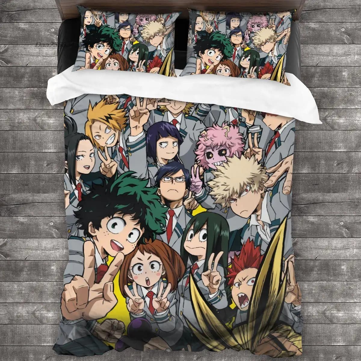 Moda 3D Stampa Anime My Hero Academia Set biancheria da letto Singolo Twin Completo Queen King Size Set copripiumino per camera da letto per bambini adulti