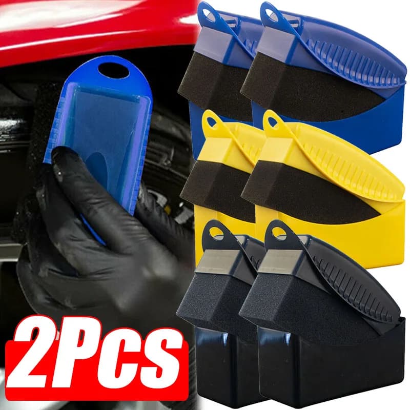2/1 pcs Wheel Auto Polishing Cere ABS Sponge Water Suction Cover Sponge Pad Cera Polishing Brushes for Plastics Auto Details Accessories
