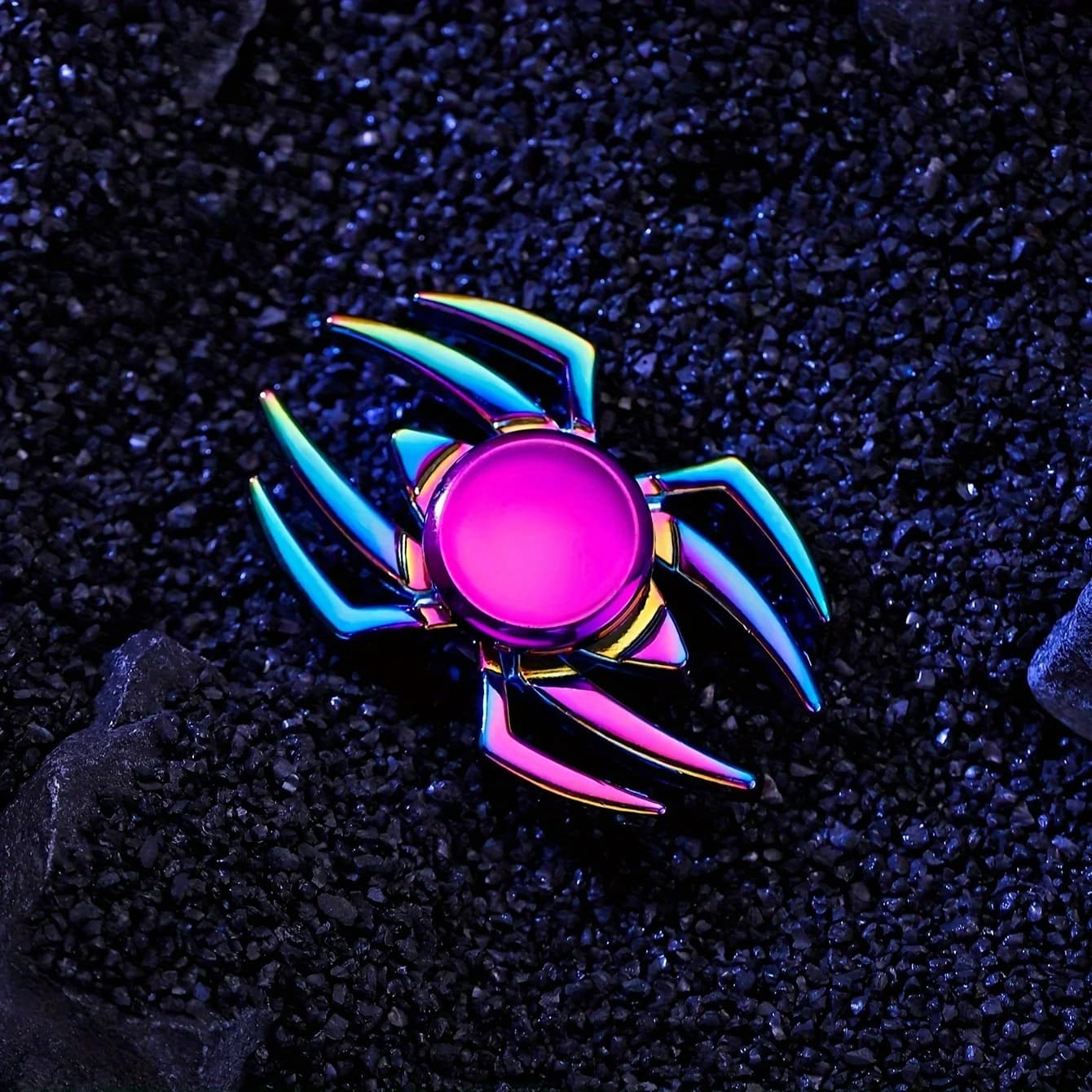 Fidget Spinner è una lega realizzata a forma di ragno, perfetta per rilassarsi e intrattenimento, regali di Natale e Halloween.