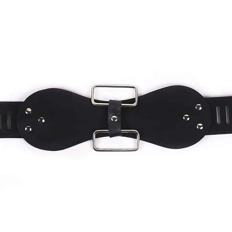 Women's Leather Chastity Belt Lockable Harness Thong Panties Adjustable Bodywear Role Play Costume Accessory Punk Style Clubwear