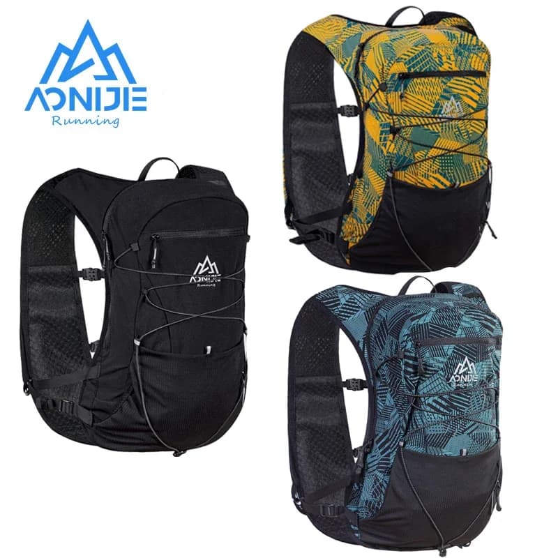 AONIJIE C9112 12L E4418 Outdoor Running Backpack Sports Cross-country Moisturizing Pack Backpack Vest for Chest 78-115cm