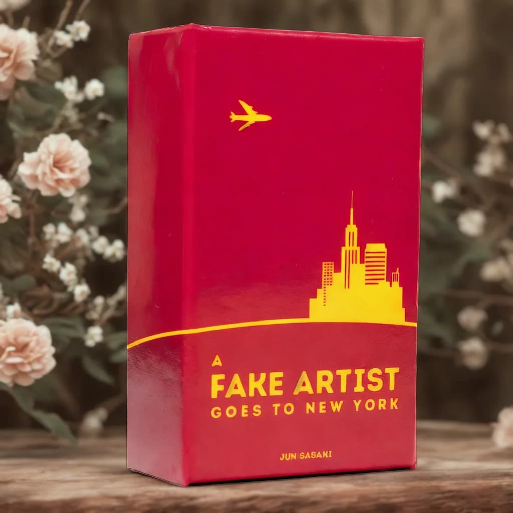 Un falso artista va a New York Gioco di società per la famiglia e gli amici Gioco di carte da disegno e l'azzurro Gioco di deduzione sociale Gioco da tavolo