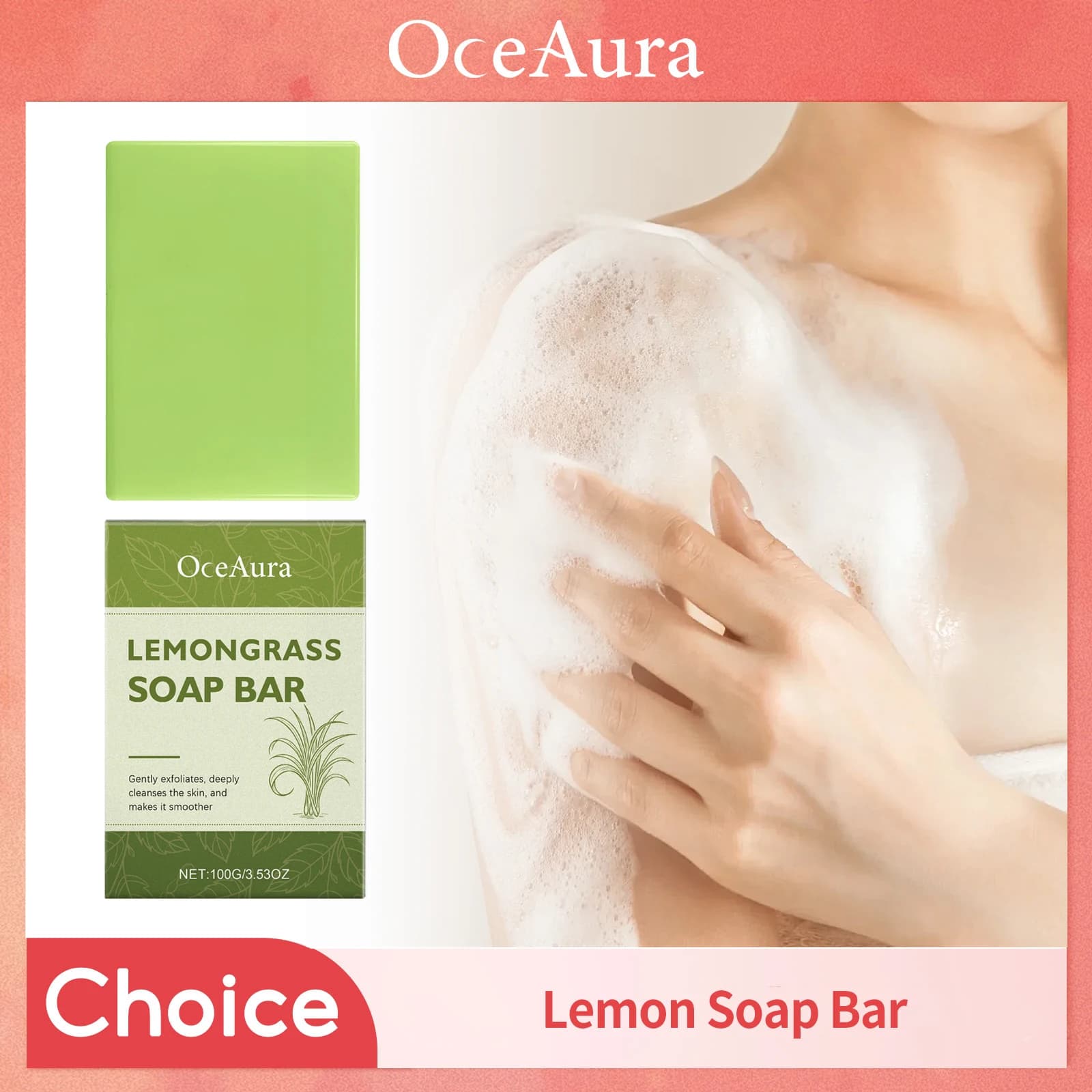 Lemon soap Exfoliating Scratch Cleansing Gentle Oil Control Remove Acne Scratching Matte Moisturizing Bath soap handmade
