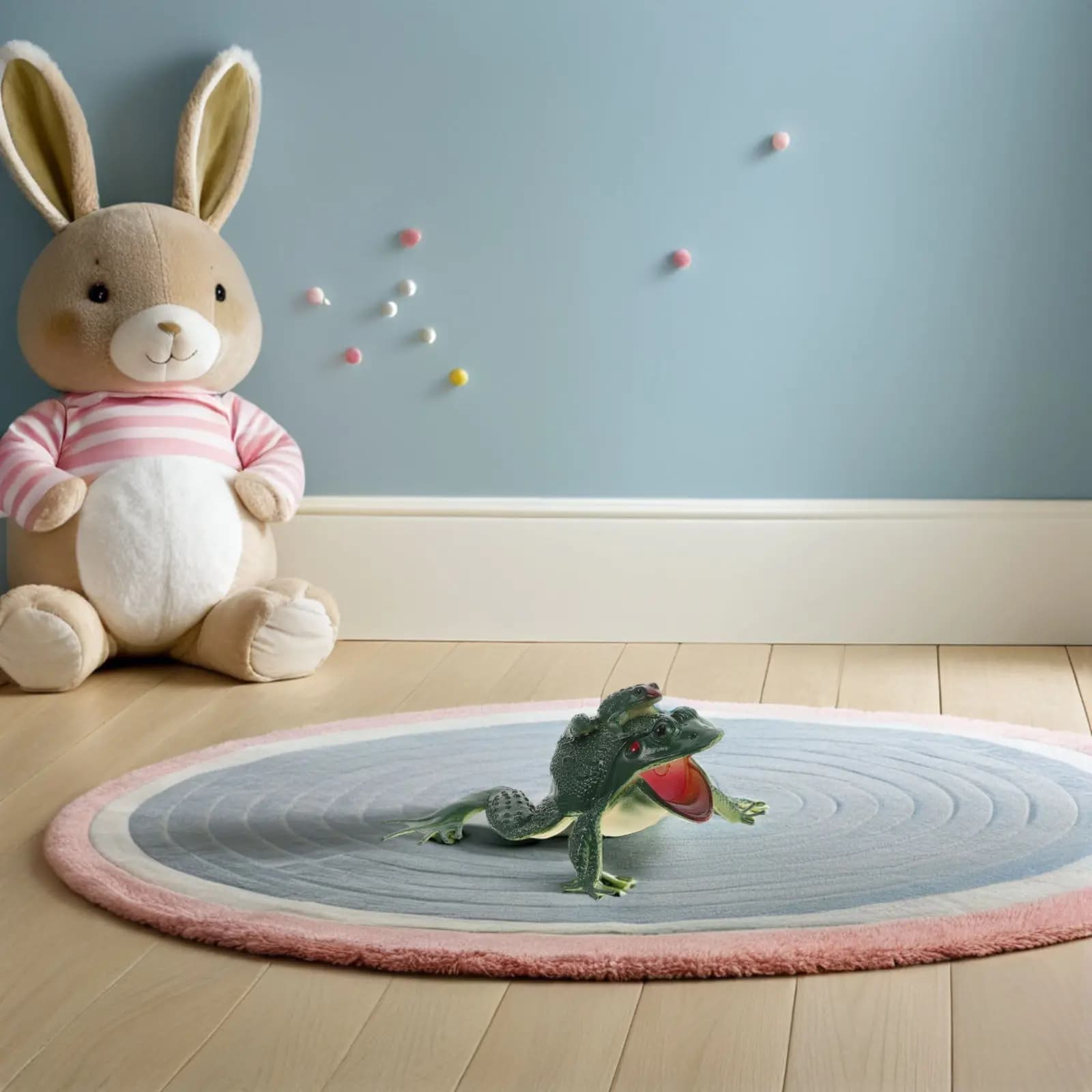 Rana Realistica Morbida e Spremibile con Suono Naturale, Miniatura Soffice e Divertente, Regalo per Bambini, Gadget per Feste di Compleanno, Giocattolo Educativo e Divertente