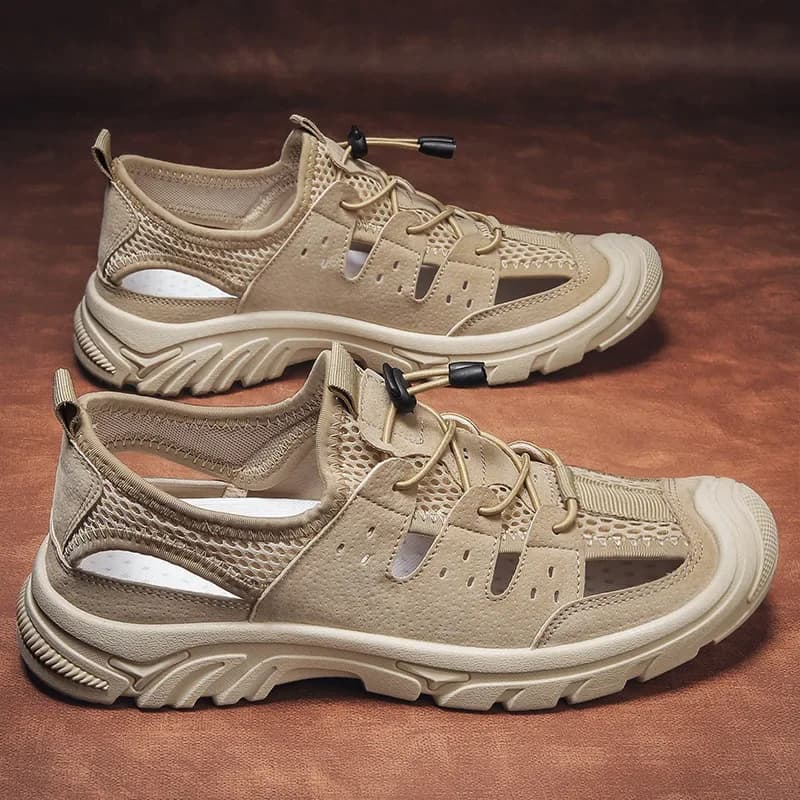 Men's Sandals Trekking Outdoor Trekking Shoes Closed pointed Slippers Comfortable beach fisherman Summer sports