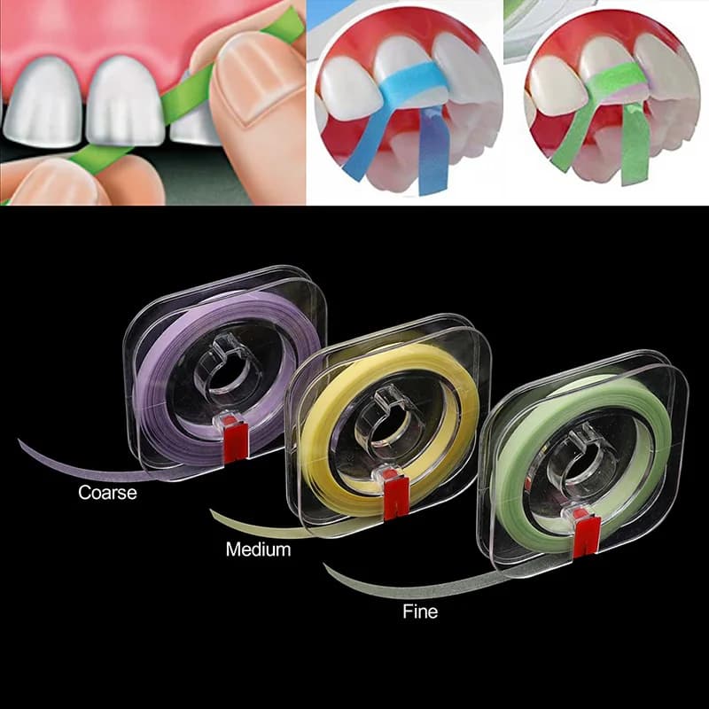 Dental polishing strip roll, resin, tooth polishing, teeth whitening, 4 mm * 6 m