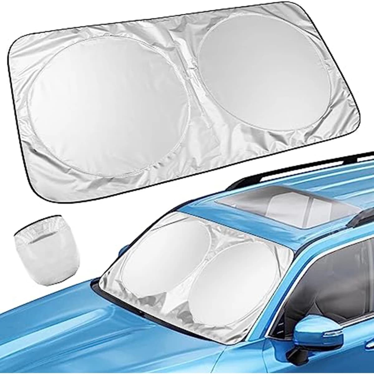 Copertura del parabrezza dell'auto finestra anteriore visiera parasole protezione interna schermo schermo Blocker riflettore pieghevole