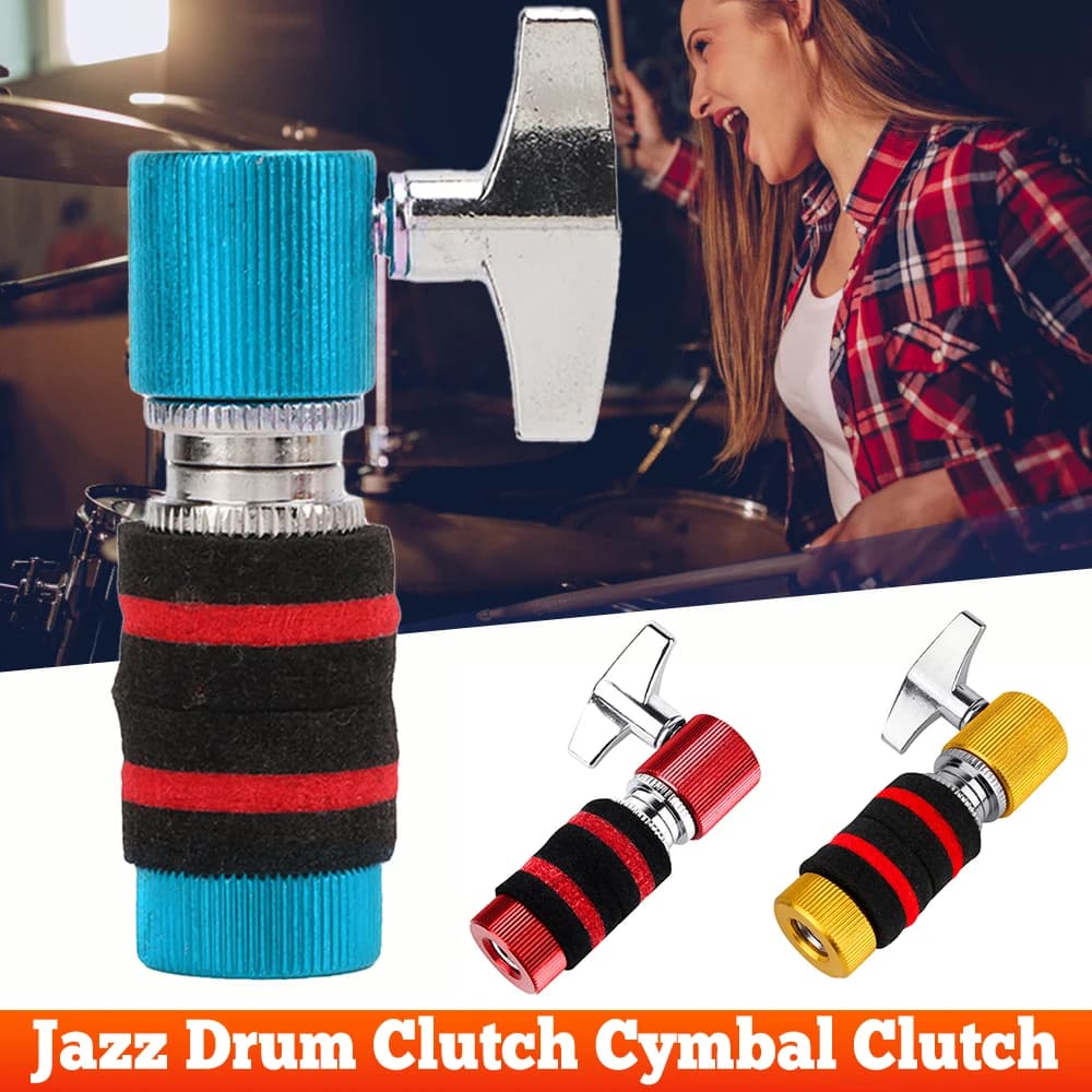 Frizione per tamburo jazz Frizione per piatti Imbottitura in feltro morbido Supporto per frizione per piatto Hi-Hat per tamburo jazz Sostituisci gli accessori per strumenti musicali