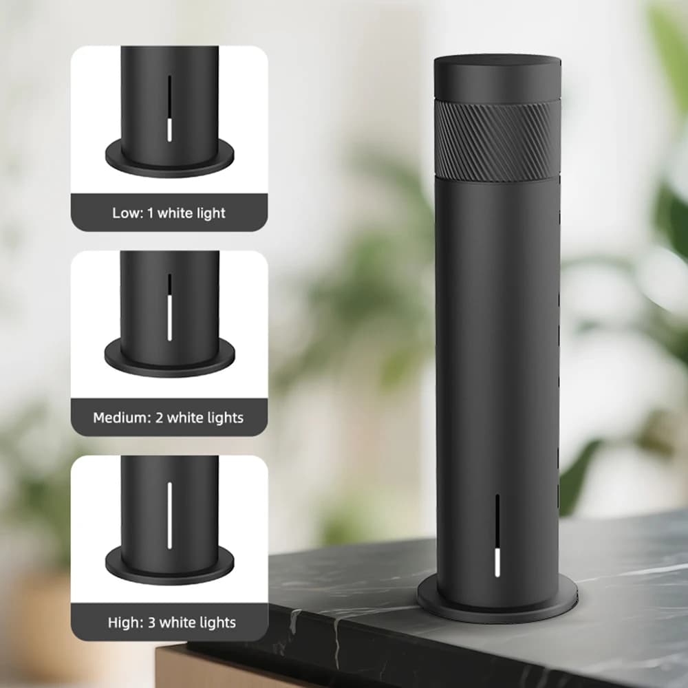 Diffusore di Oli Essenziali Elettrico Intelligente da 200m³, Distributore di Fragranze Senza Acqua, Dispositivo di Profumazione con Controllo Bluetooth per Grandi Ambienti