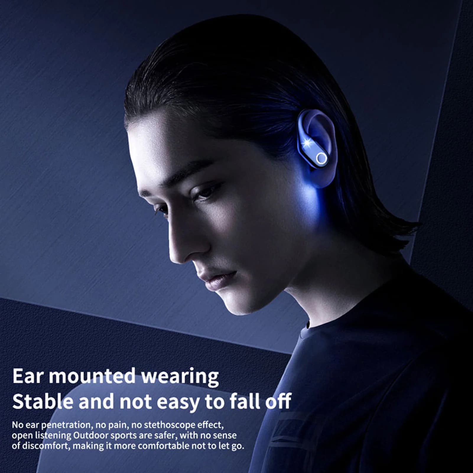 Bluetooth 144 languages stereo headphones for wireless translation with noise reduction with charging case