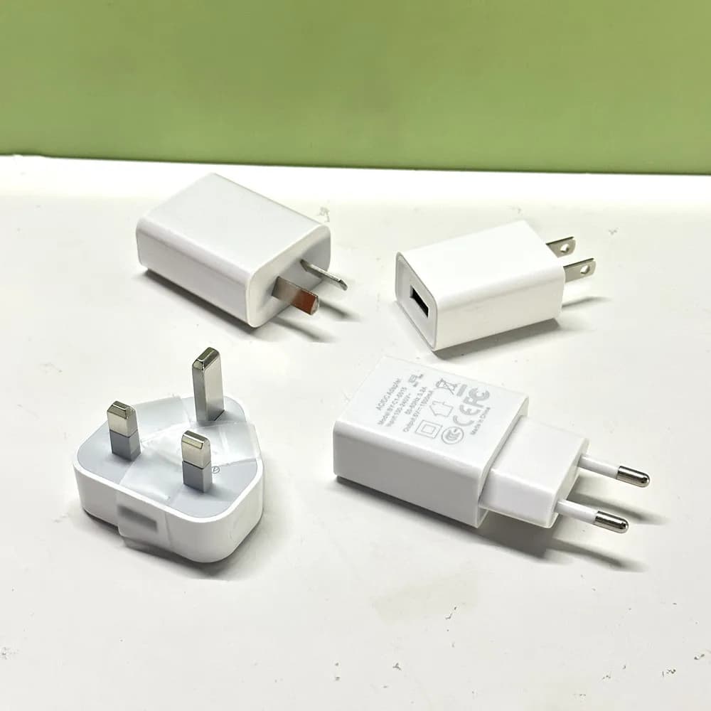 Power charger with USB plug Universal 5 V charging adapter Power adapter with US EU UA UK plug for CCTV camera