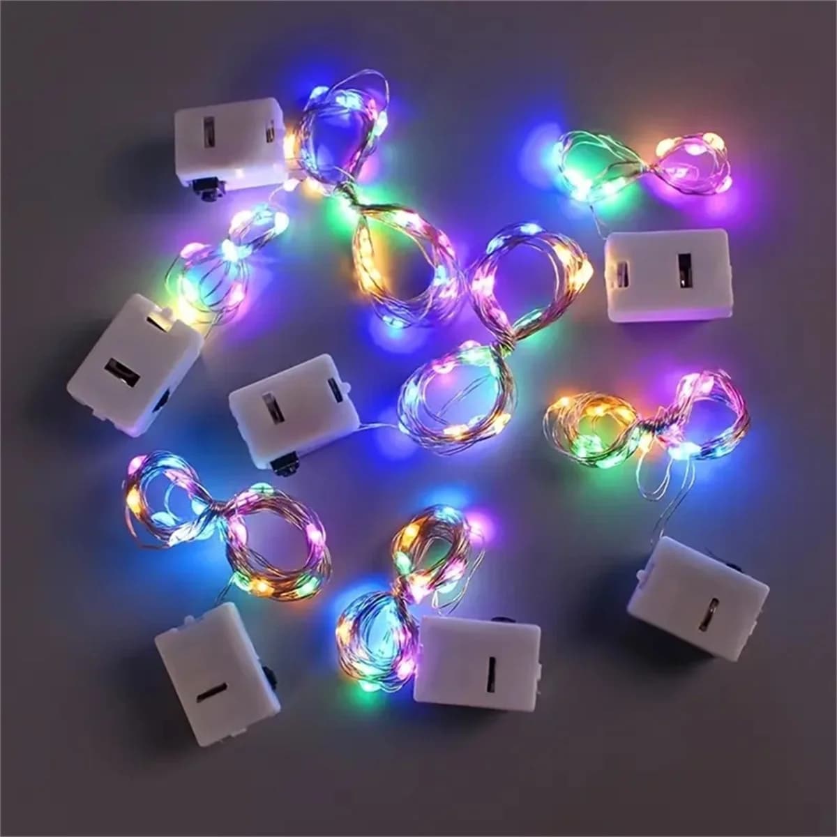 4PC/10PC/40PC LED2M20LED Fata Alimentata a batteria String Light, esclusa batteria, utilizzata per matrimoni, feste, camera da letto, decorazioni per bouquet