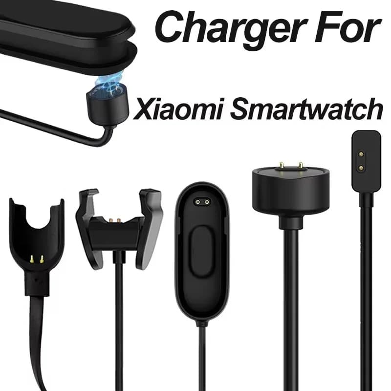 USB Charging Cable For Xiaomi Mi Band 7 6 5 4 3 2 Magnetic Chargers For Xiaomi Mi Band 7 Pro For Xiaomi Mi Band 6 USB Charger