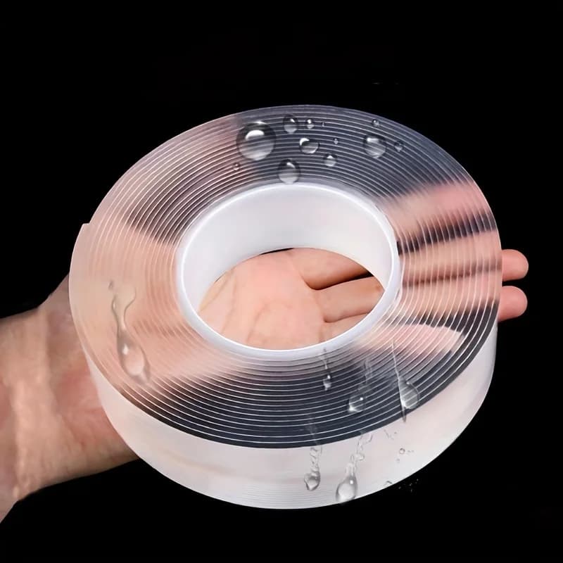 Nano biadhesive tape Wall decal with non-track hook Acrylic biadhesive tape Transparent ribbon Water resistant adhesive tape200