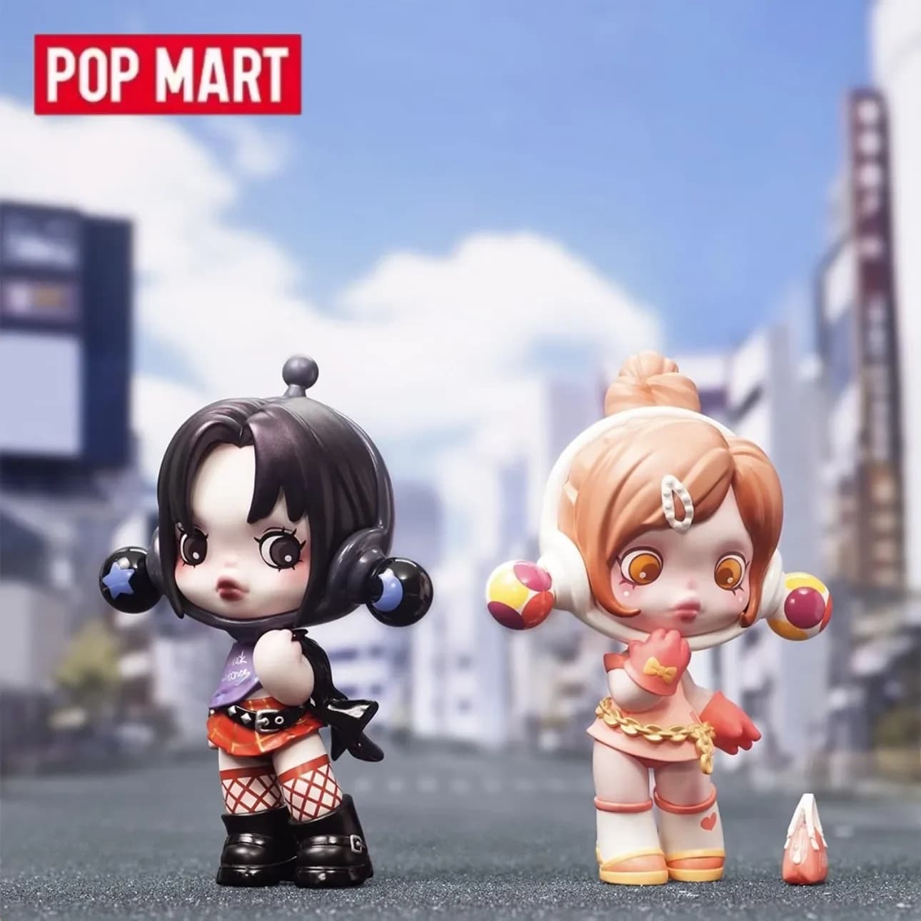 POPMART SKULLPANDA Serie Nana Osaki Figura Cieca Scatola Misteriosa Indovina Borsa Giocattoli Bambola Anime Figura Desktop Ornamenti Collezione
