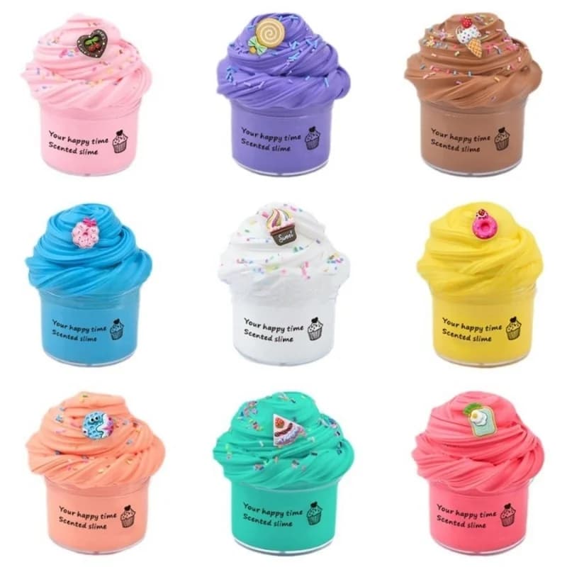 Giocattolo gelato, set di melma al burro, super morbido e non appiccicoso, giocattolo antistress, bomboniera, 70 ml