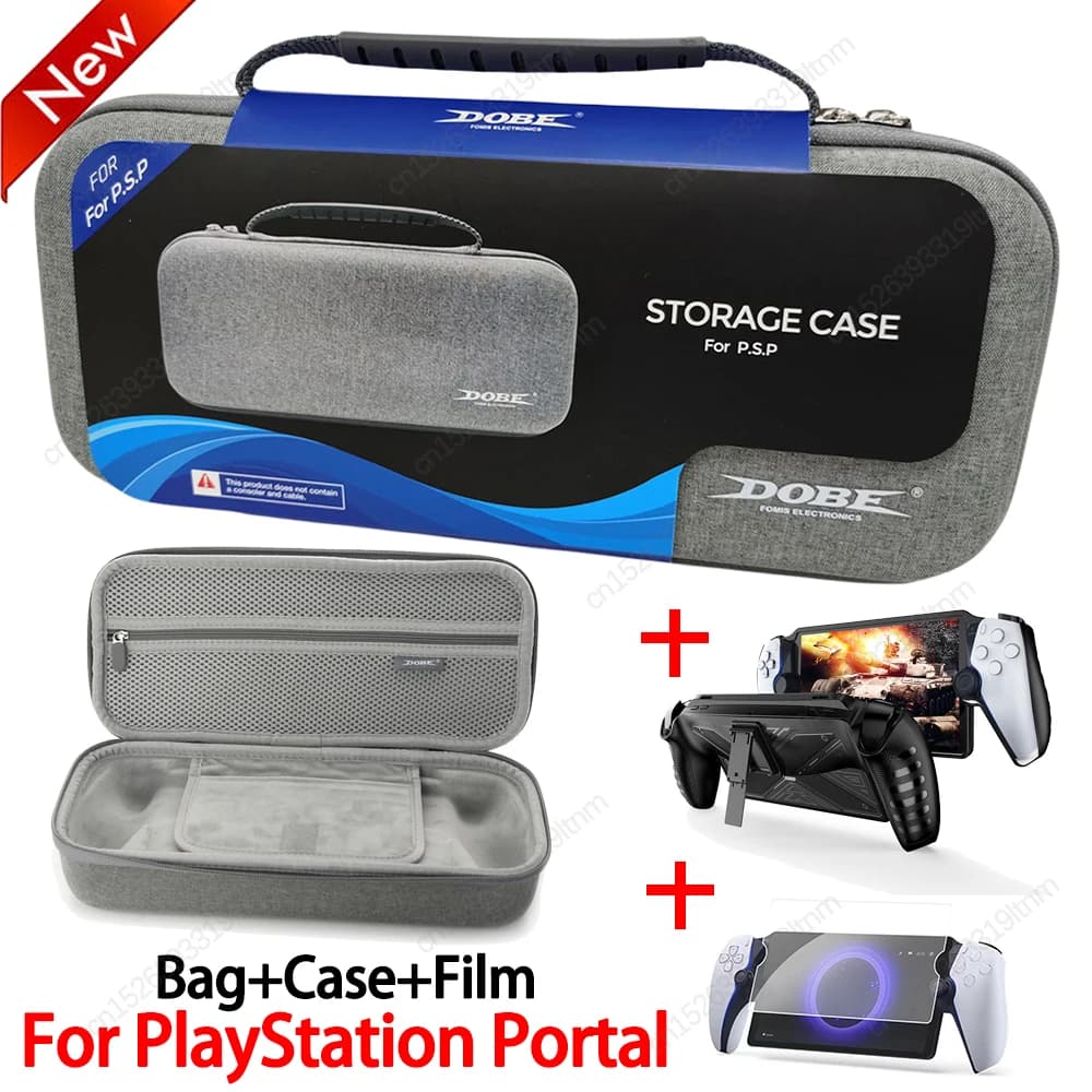 Custodia per PS5 PlayStation Portal custodia da viaggio custodia da viaggio custodia protettiva antiurto per Console portatile per accessori per portale PS