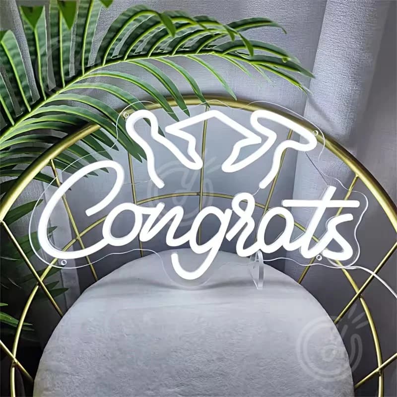 Decorazioni Luminose Personalizzate per Esterni, Logo Congratulazioni, Articolo Decorativo per Casa, Insegne al Neon LED, Luce al Neon Personalizzata per Camera da Letto e Matrimonio