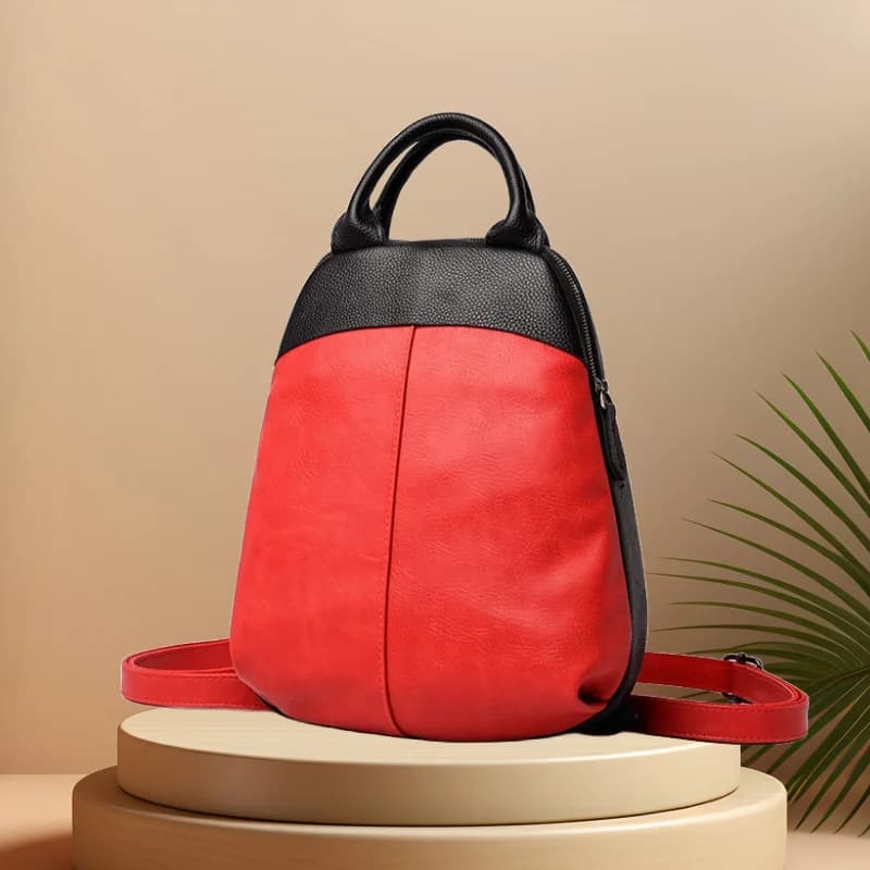 CFUN YA new luxury fashion backpack for women small handbag in real leather antitheft bag back mummy handbags causal Mochilas handbag
